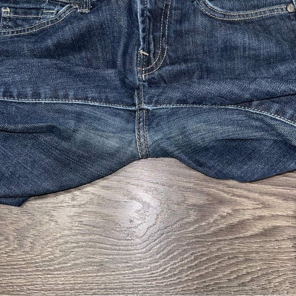 Express DPD Jeans Womens 28 (30) Low Rise Flare Dark Wash Deluxe Premium Denim - Picture 9 of 9